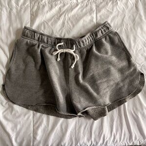 Grey Athletic Lounge Shorts